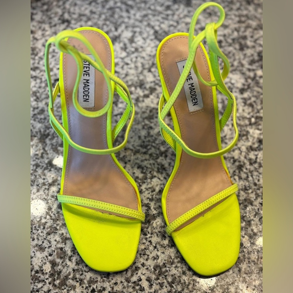 Steve Madden Neon Yellow Women's Sandals